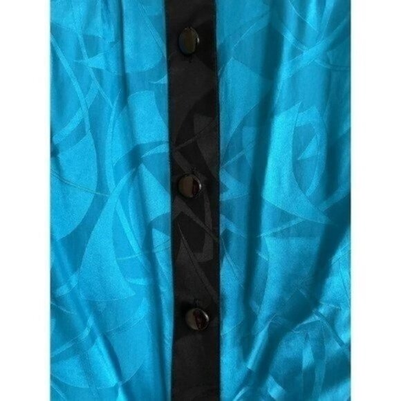 Vintage 80s NWT Adrianna Papell Blouse and Skirt Set Women’s Size 10 100% Silk - Picture 4 of 11